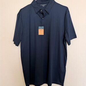 Charles Tyrwhitt Navy Blue Men's Shirt